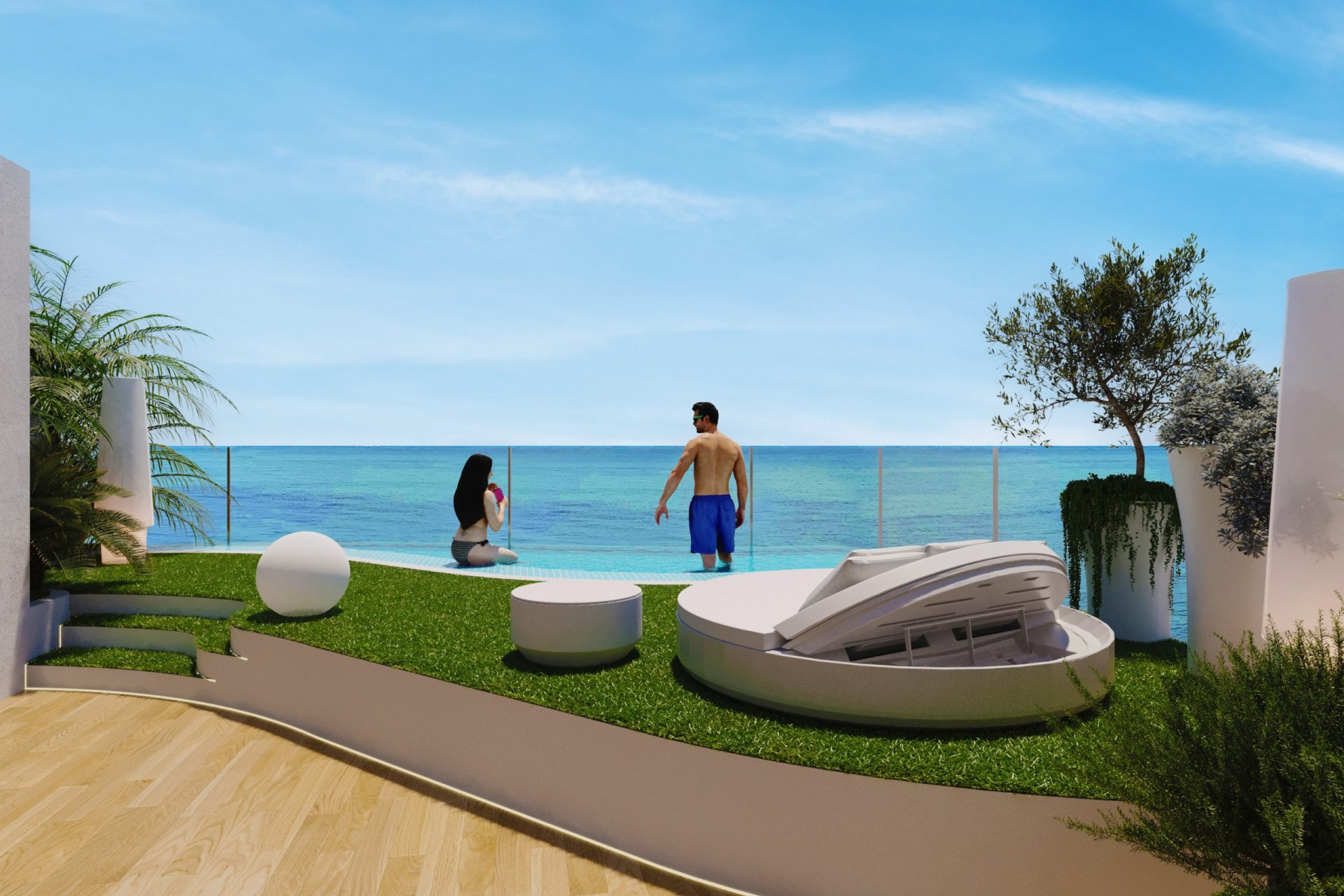 New Build - apartment -
La Manga del Mar Menor
