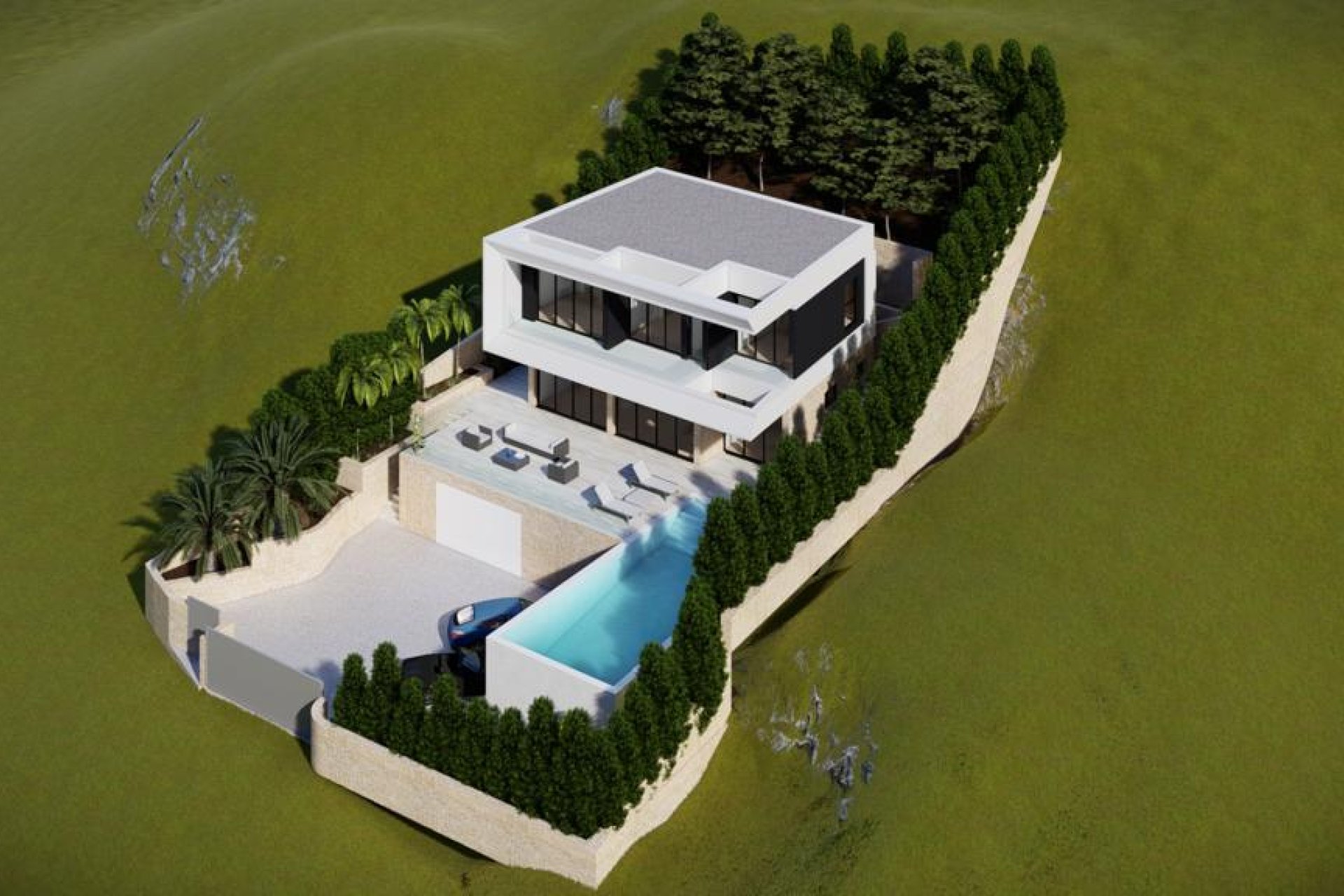 Obra nueva - Villa -
Altea